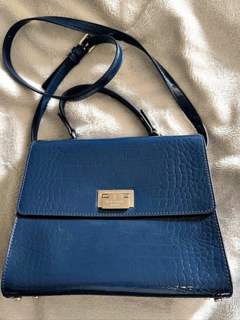 Kate Spade Knightsbridge Petrol Blue Shoulder Bag, NWOT